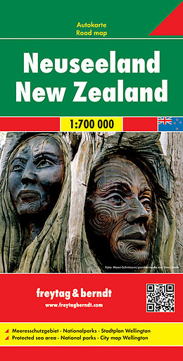 (Land)Karte Freytag &amp; Berndt Autokarte Neuseeland. Nueva Zelanda. Nieuw Zeeland von 