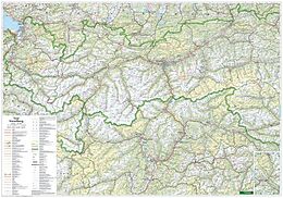 (Land)Karte Tirol  Vorarlberg, 1:200.000, Poster von 