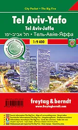 gefaltete (Land)Karte Tel Aviv-Yafo, Stadtplan 1:9.400, City Pocket + The Big Five von 