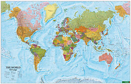 Carte (de géographie) Wandkarte: The World XXL, international, Poster 1:20.000.000, Plano in Rolle de 