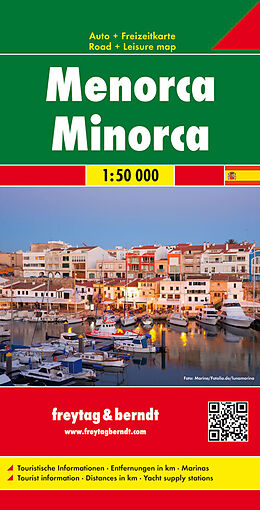 (Land)Karte Menorca, Autokarte 1:50.000 von 
