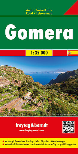 (Land)Karte Gomera, Autokarte 1:35.000 von 
