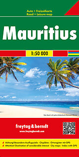 (Land)Karte Mauritius, Autokarte 1:50.000 von 