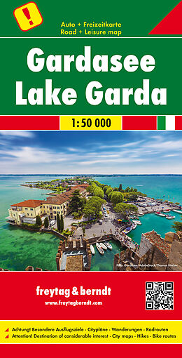 (Land)Karte Gardasee, Autokarte 1:50.000 von 