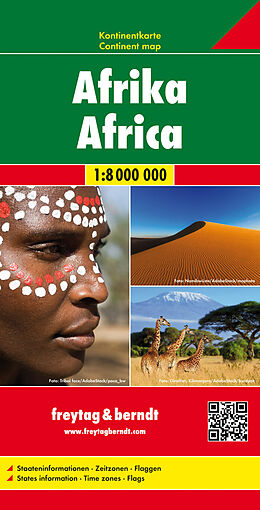 (Land)Karte Freytag &amp; Berndt Kontinentkarte Afrika 1:8 Mio. Africa / Afrique von 