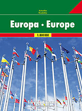 Kartonierter Einband Europa, Autoatlas 1:800.000 von 