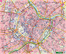 gefaltete (Land)Karte Wien, Stadtplan, 1:6.250, Poster von 