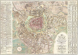 gerollte (Land)Karte Wien 1824, Historischer Stadtplan 1:6.000, Poster Spezialpapier, freytag &amp; berndt von 