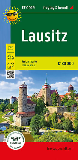 (Land)Karte Lausitz, Freizeitkarte 1:180.000, freytag &amp; berndt von 