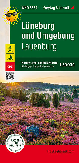 (Land)Karte Lüneburg und Umgebung, Wander-, Rad- und Freizeitkarte 1:50.000, freytag &amp; berndt, WKD 5335 von 