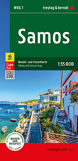 gefaltete (Land)Karte Samos, Wander- und Freizeitkarte 1:35.000, freytag &amp; berndt von 