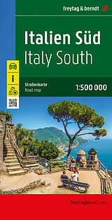 (Land)Karte Italien Süd, Straßenkarte 1:500.000, freytag &amp; berndt von 