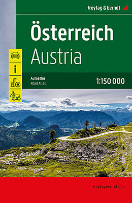 Kartonierter Einband Österreich Supertouring, Autoatlas 1:150.000, freytag &amp; berndt von 