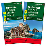 (Land)Karte Sizilien, Straßenkarten-Set 1:150.000, freytag &amp; berndt von 
