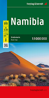 (Land)Karte Namibia, Straßenkarte 1:1.000.000, freytag &amp; berndt von 