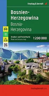 gefaltete (Land)Karte freytag & berndt Straßenkarte Bosnien-Herzegowina 1:200.000 von