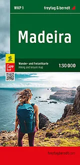 gefaltete (Land)Karte Madeira, Wander- und Freizeitkarte 1:30.000, freytag & berndt von 