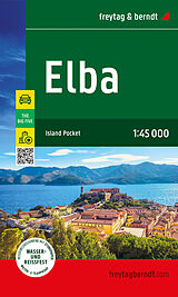 gefaltete (Land)Karte Elba, Straßen- und Freizeitkarte 1:45.000, freytag &amp; berndt von 