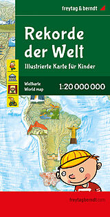 (Land)Karte Weltkarte für Kinder, 1:20.000.000, gefaltet, freytag &amp; berndt von 