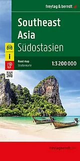 gefaltete (Land)Karte freytag & berndt Straßenkarte Südostasien 1:3,2 Mio. von 