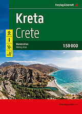 Kartonierter Einband Kreta, Wanderatlas 1:50.000, freytag &amp; berndt von 