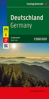 (Land)Karte Deutschland, Straßenkarte 1:500.000, freytag &amp; berndt von 