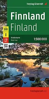 gefaltete (Land)Karte freytag & berndt Straßenkarte Finnland 1:500.000 von