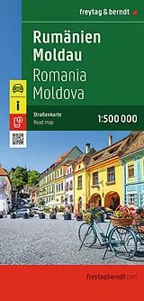 gefaltete (Land)Karte freytag & berndt Straßenkarte Rumänien - Moldau 1:500.000 von