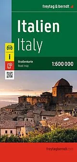 gefaltete (Land)Karte freytag & berndt Straßenkarte Italien 1:600.000 von 