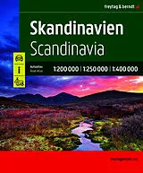 Spiralbindung freytag & berndt Autoatlas Skandinavien 1:200.000 von 