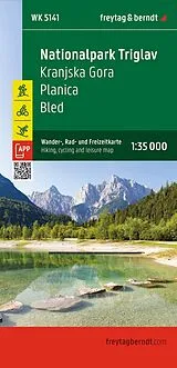 gefaltete (Land)Karte freytag & berndt Wanderkarte Nationalpark Triglav - Kranjska Gora - Planica - Bled 1:35.000 von