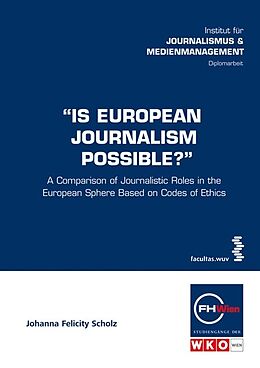 Fester Einband Is European Journalism Possible? von Johanna Felicity Scholz