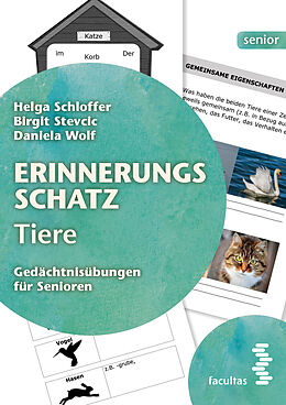Kartonierter Einband Erinnerungsschatz Tiere von Helga Schloffer, Birgit Stevcic, Daniela Wolf