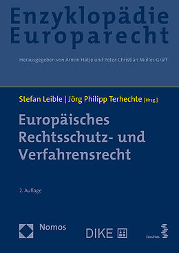 Fester Einband Europäisches Rechtsschutz- und Verfahrensrecht von 