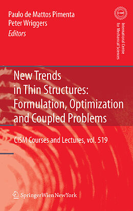 E-Book (pdf) New Trends in Thin Structures: Formulation, Optimization and Coupled Problems von Peter Wriggers, Paolo de Mattos Pimenta