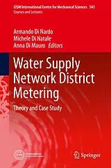 Fester Einband Water Supply Network District Metering von Armando Di Nardo, Michele Di Natale, Anna Di Mauro