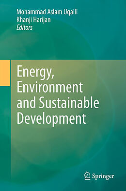 Couverture cartonnée Energy, Environment and Sustainable Development de 