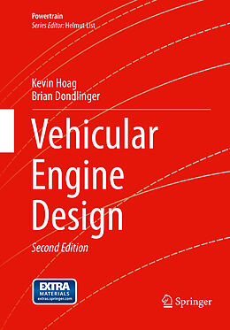 Couverture cartonnée Vehicular Engine Design de Brian Dondlinger, Kevin Hoag