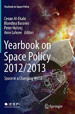 Couverture cartonnée Yearbook on Space Policy 2012/2013 de 