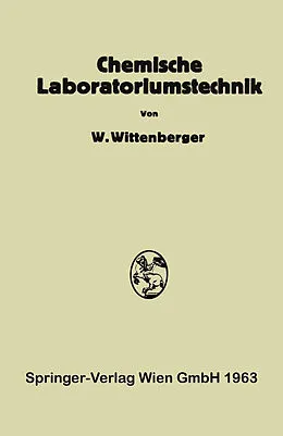 E-Book (pdf) Chemische Laboratoriumstechnik von Walter Wittenberger
