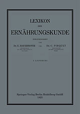 E-Book (pdf) Lexikon der Ernährungskunde von E. Mayerhofer, C. Pirquet
