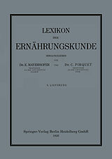 E-Book (pdf) Lexikon der Ernährungskunde von Ernst Mayerhofer, Clemens Pirquet von Cesenatico