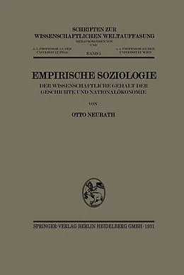 E-Book (pdf) Empirische Soziologie von Otto Neurath