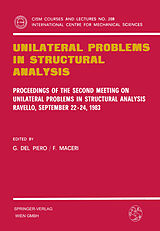 E-Book (pdf) Unilateral Problems in Structural Analysis von 