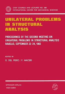 E-Book (pdf) Unilateral Problems in Structural Analysis von 