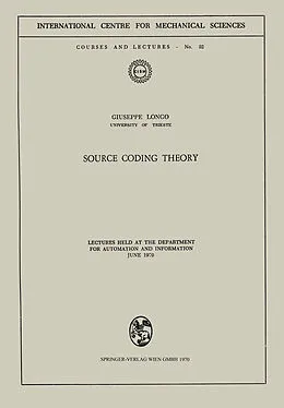 E-Book (pdf) Source Coding Theory von Giuseppe Longo