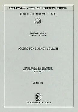 E-Book (pdf) Coding for Markov Sources von Giuseppe Longo