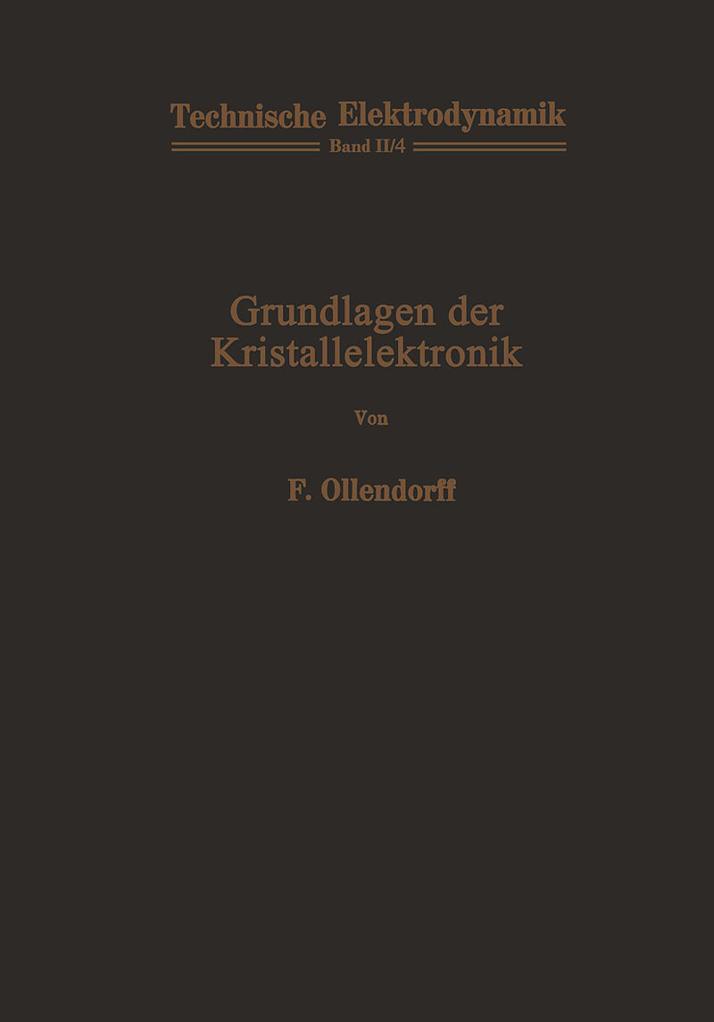 Grundlagen der Kristallelektronik