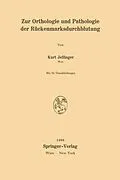 E-Book (pdf) Zur Orthologie und Pathologie der Rückenmarksdurchblutung von Kurt Jellinger