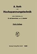 E-Book (pdf) Hochspannungstechnik von Arnold Roth
